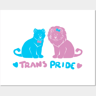 happy trans lions 2.0 Posters and Art